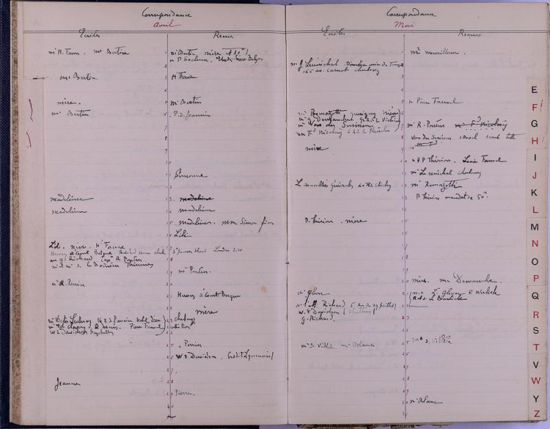 agenda Albert - 1909 - correspondances - 07.jpg