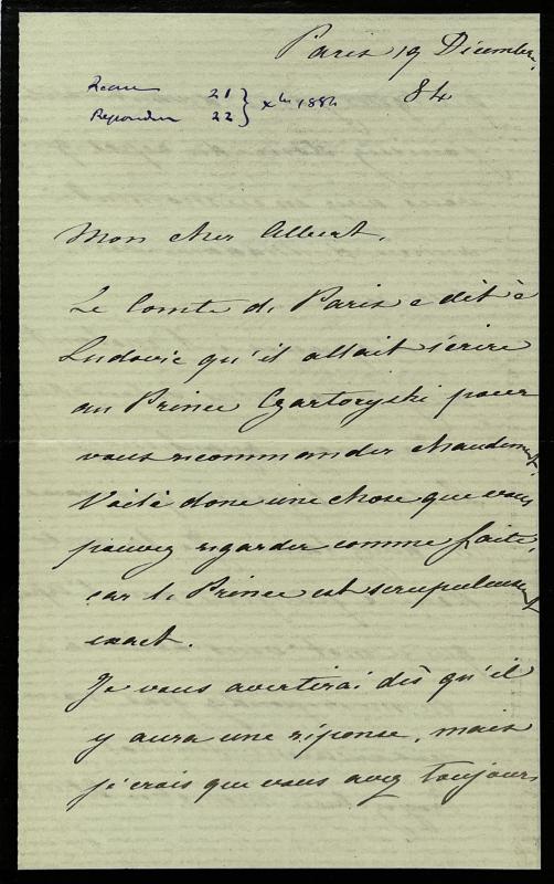 18841219 Mme de Beauvoir à Albert 01.jpg