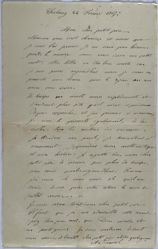 18670424 Albert à son père 01.jpg