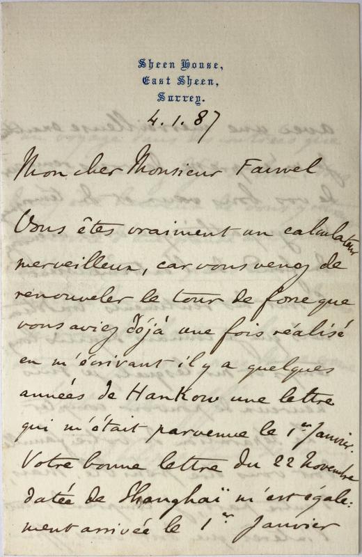 18870104 L Ph d'Orléans à Albert - 01.jpg