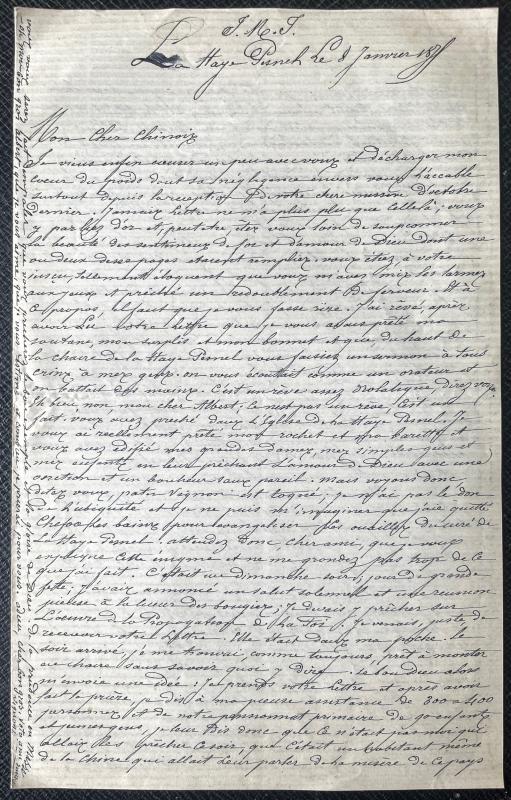 18790108 Père Vignon à Albert 01.jpg