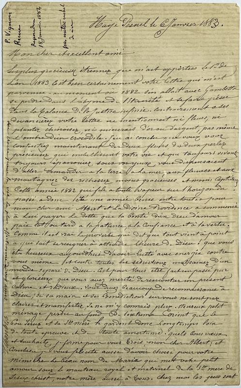 18830106 Père Vignon à Albert 01.jpg