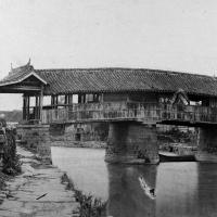 Pont couvert près de Ningpo - Ckékinag (Chine)
