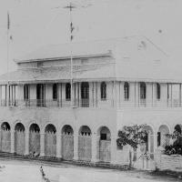 Siège des Messageries Maritimes à Karrachi (Pakistan)