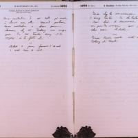 agenda Albert - juillet 1876